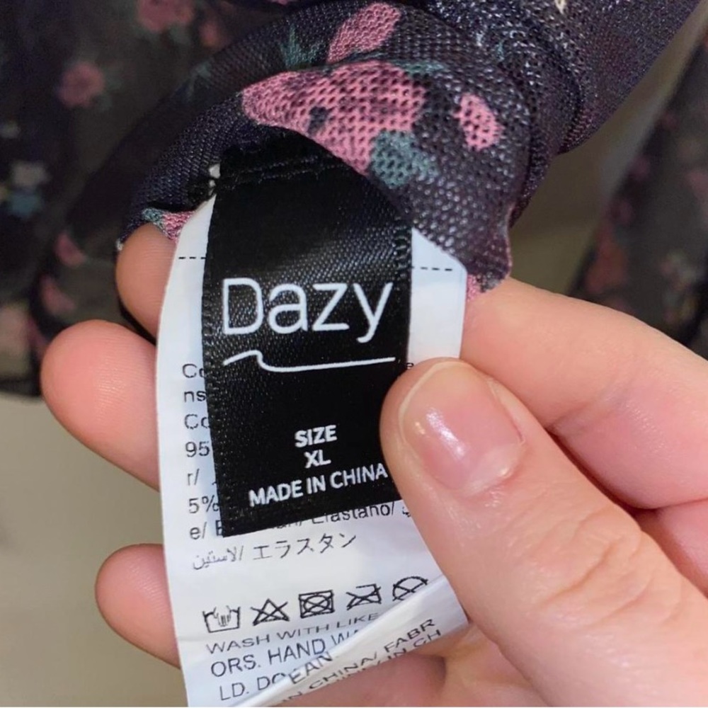 DAZY MESH HALF TANK CROP TOP 2 in 1 - Picture 2 of 3